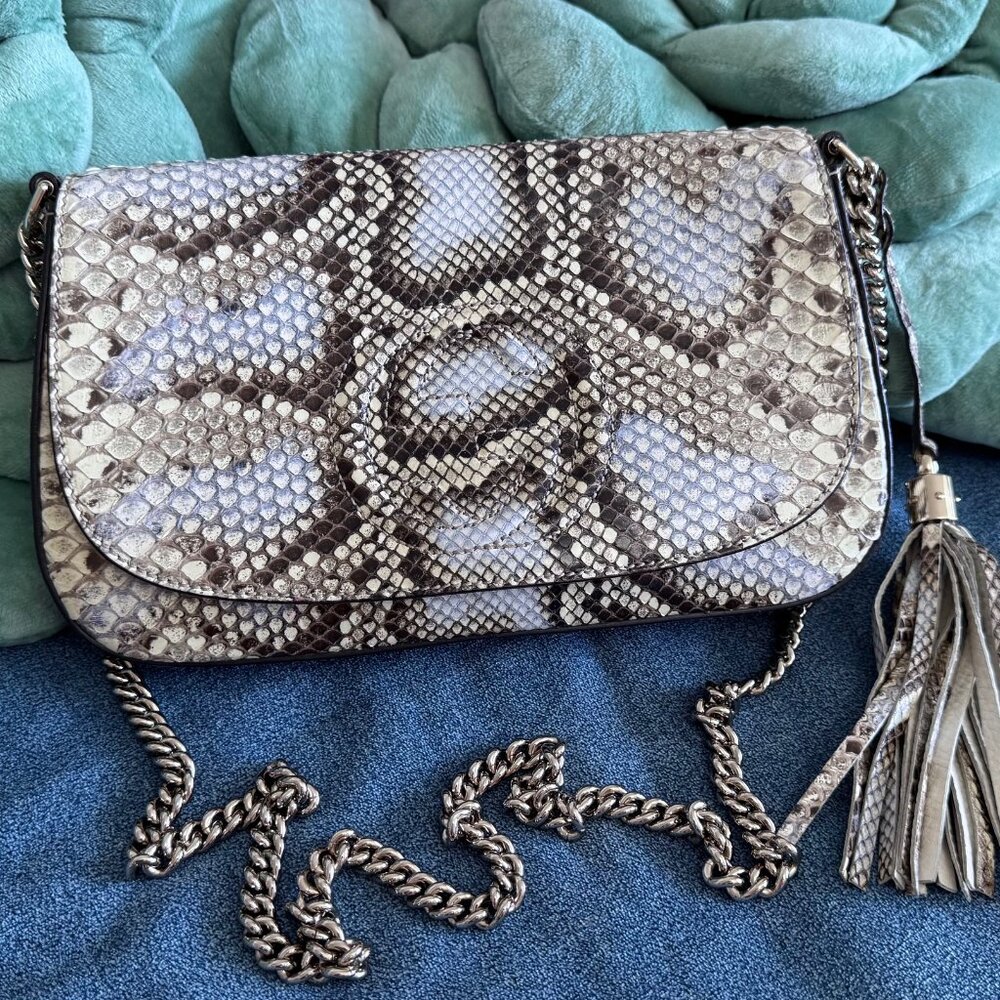 Beautiful Gucci Python skin bag, like new!